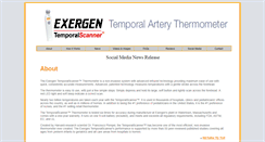 Desktop Screenshot of exergensmartglowthermometer.com