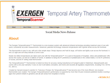 Tablet Screenshot of exergensmartglowthermometer.com